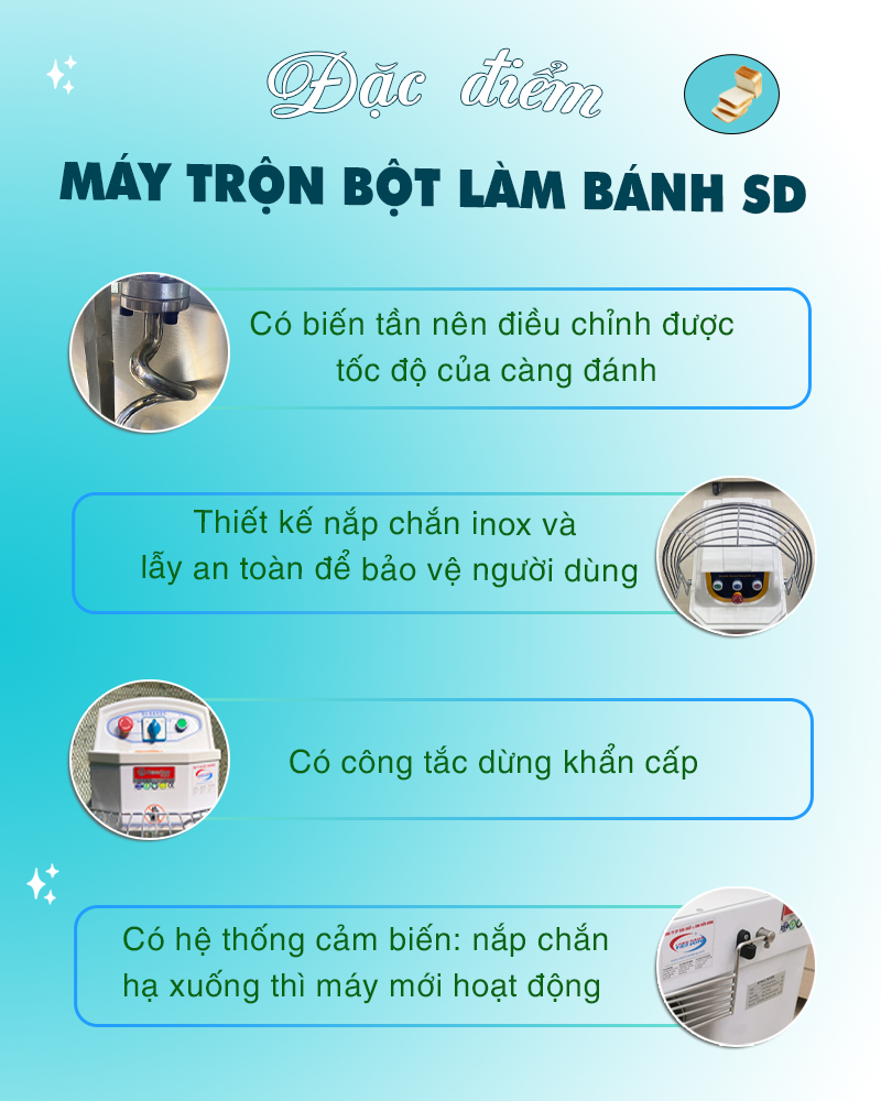 máy trộn bột làm bánh trung thu