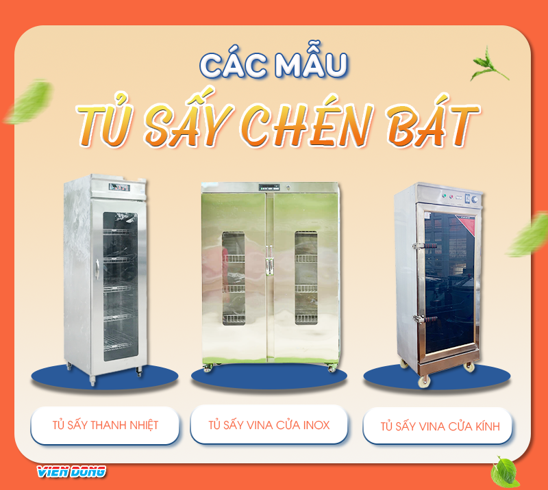 tủ sấy chén bát 1 cánh kính