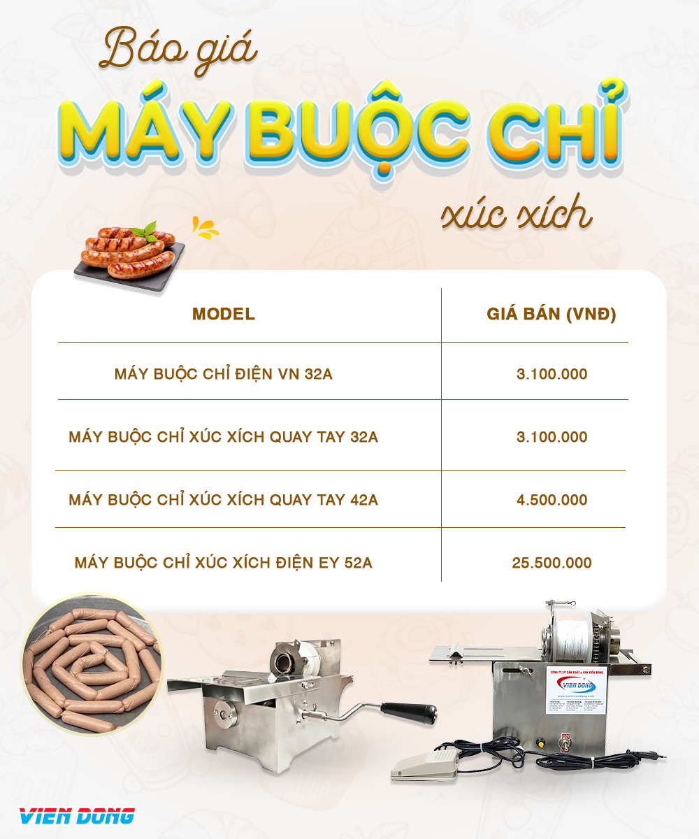 máy buộc chỉ xúc xích tự động