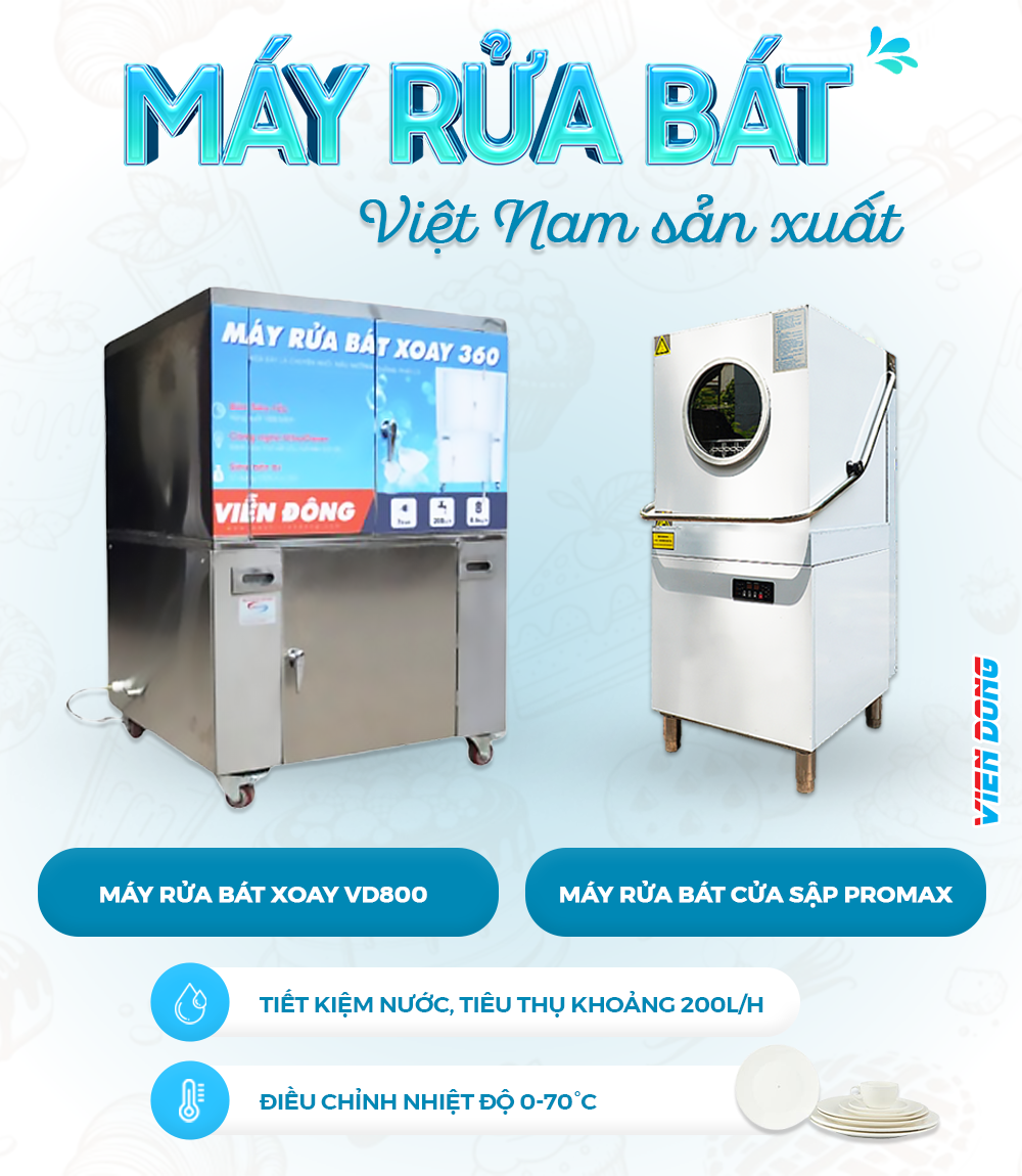 máy rửa bát quán ăn