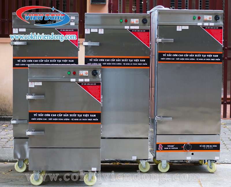 tủ nấu cơm công nghiệp 6 khay