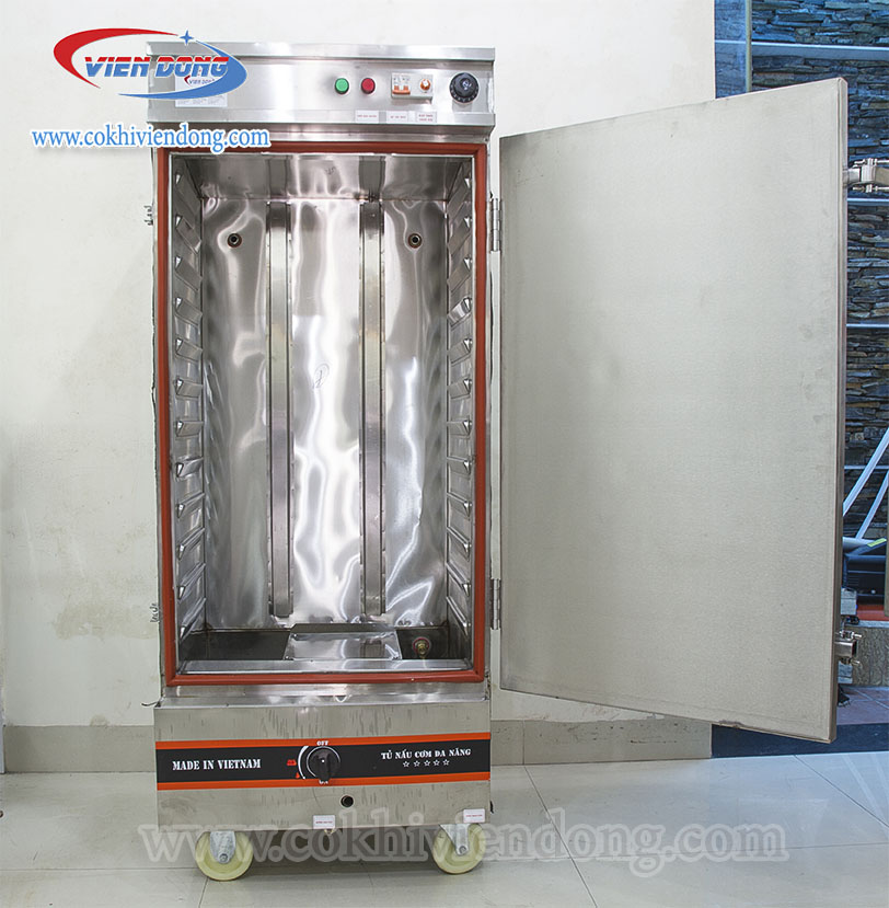 tủ hấp việt nam điện và gas 12 khay