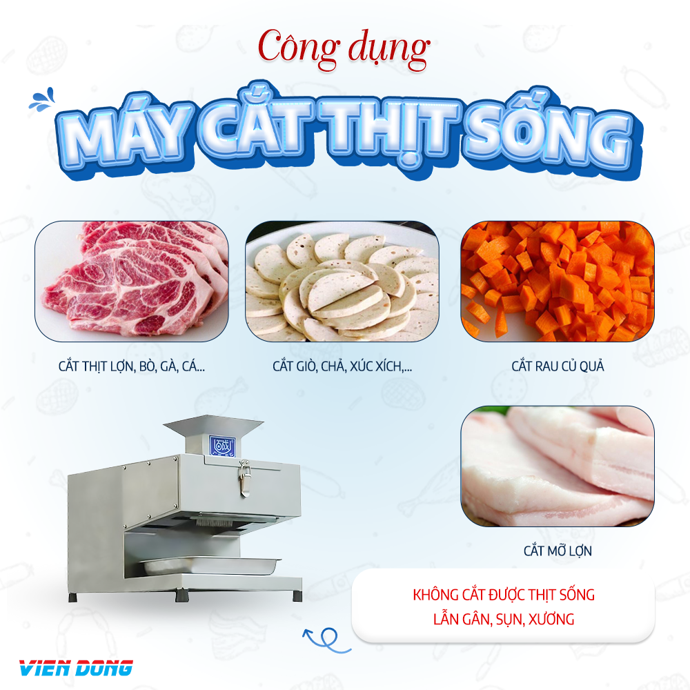sử dụng máy thái thịt tươi sống sử dụng máy thái thịt tươi sống