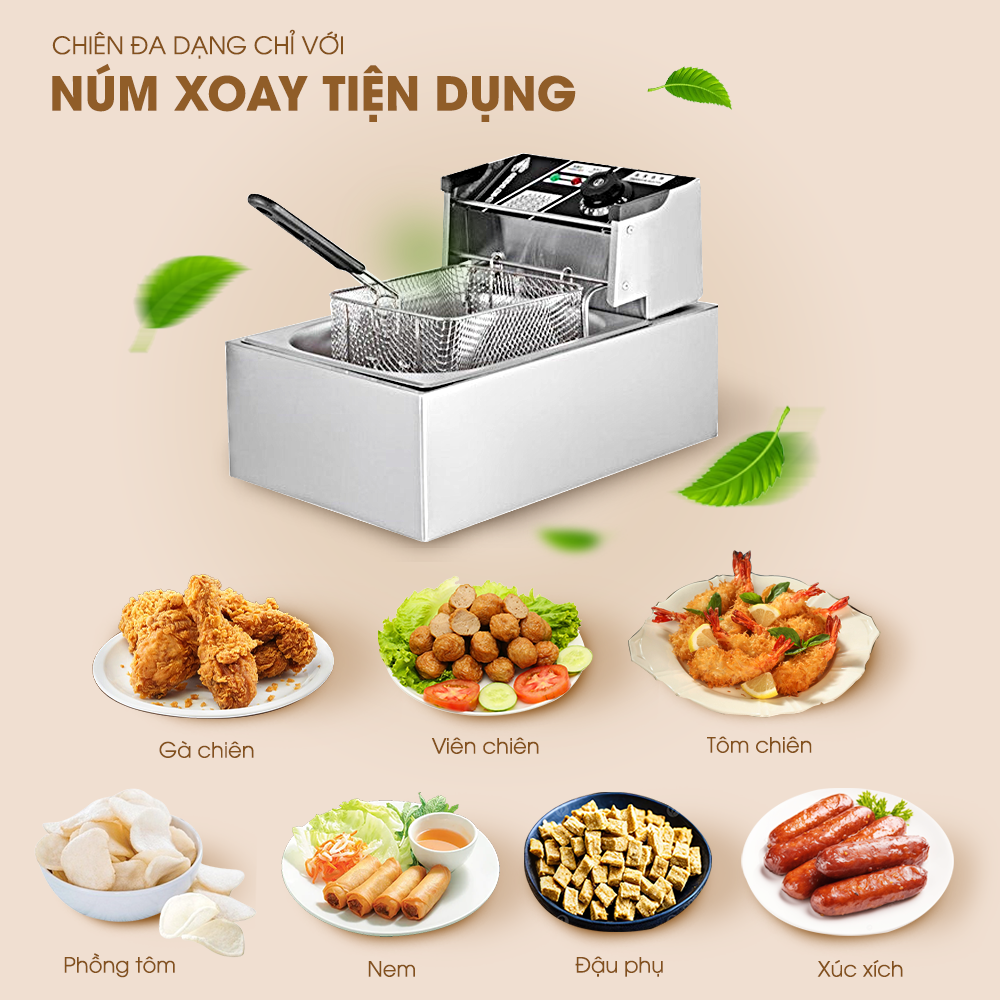 bếp chiên gà rán