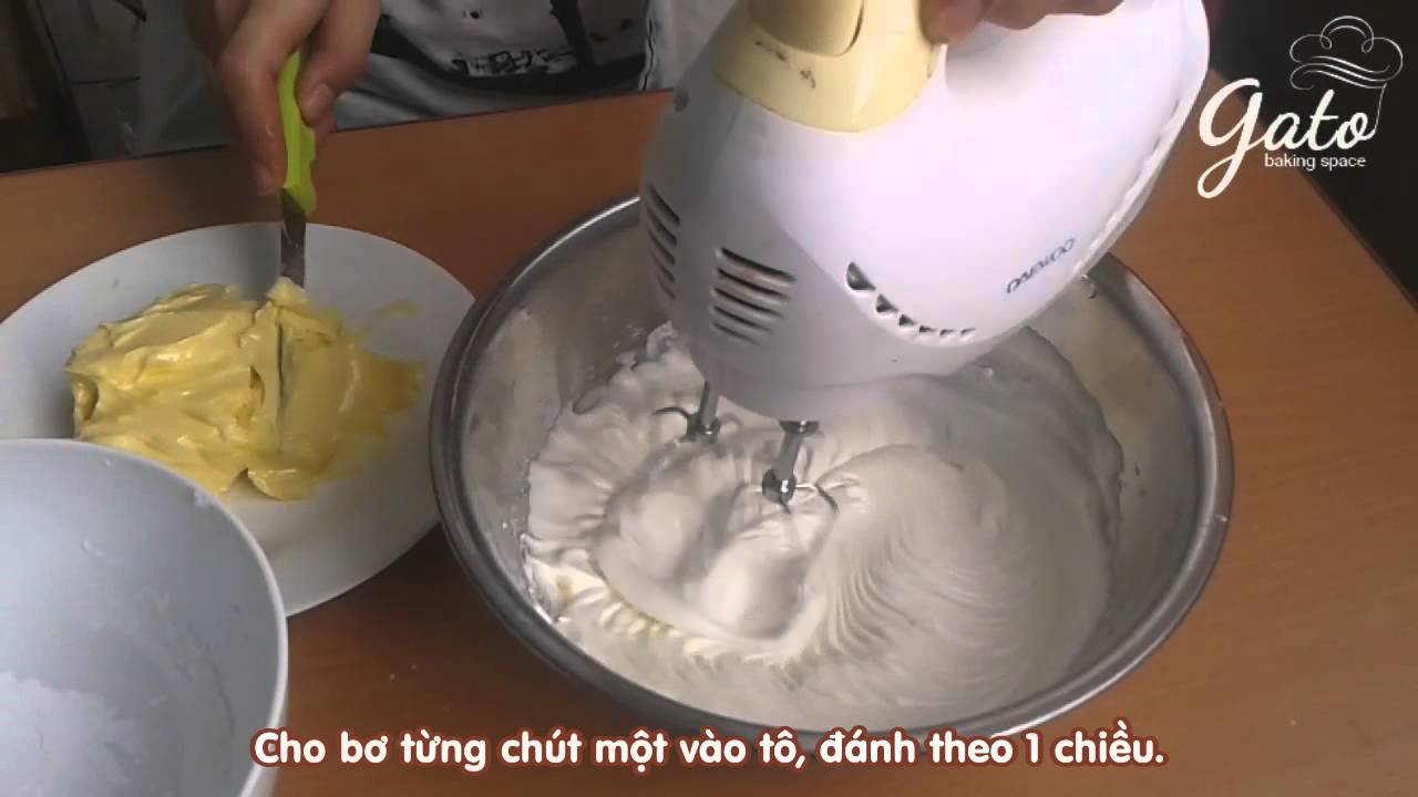 làm kem với whipping cream