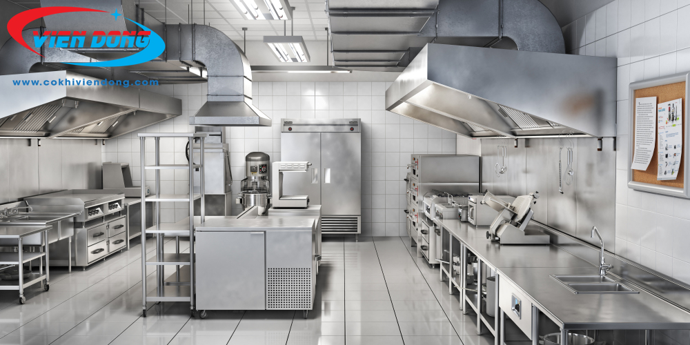 Quy trình lên kế hoạch thiết kế thi công lắp đặt bếp canteen
