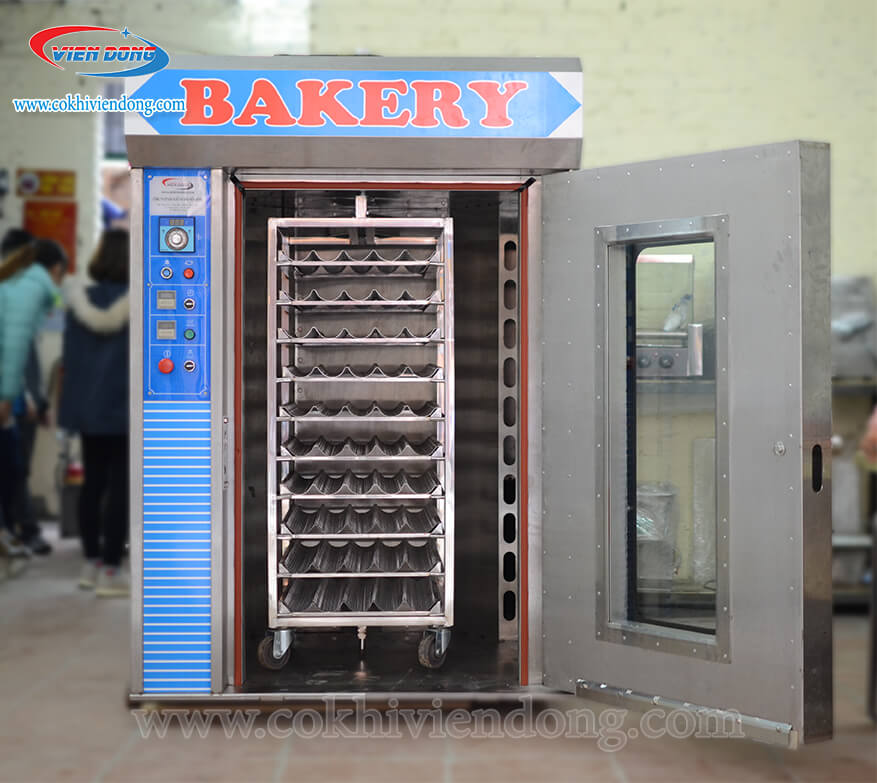 Lò nướng bánh mì xoay 16 khay