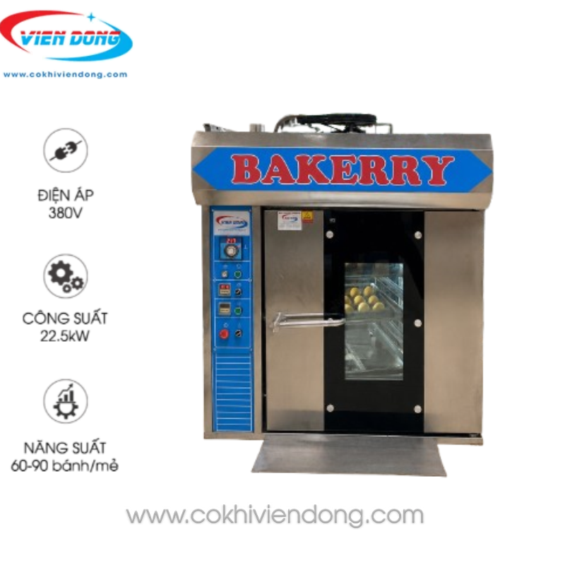 Lò nướng xoay 6 khay
