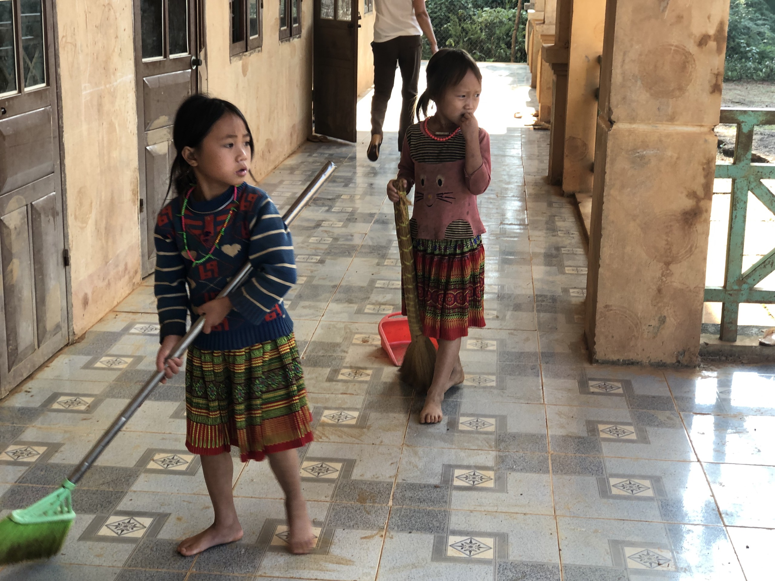 Các em nhỏ tại bản Trò A, xã Tà Xùa, huyện Bắc Yên, tỉnh Sơn La