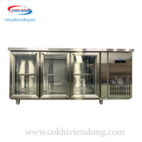 Bàn mát 3 cánh kính quạt gió
