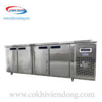 Tủ bàn mát 4 cánh inox
