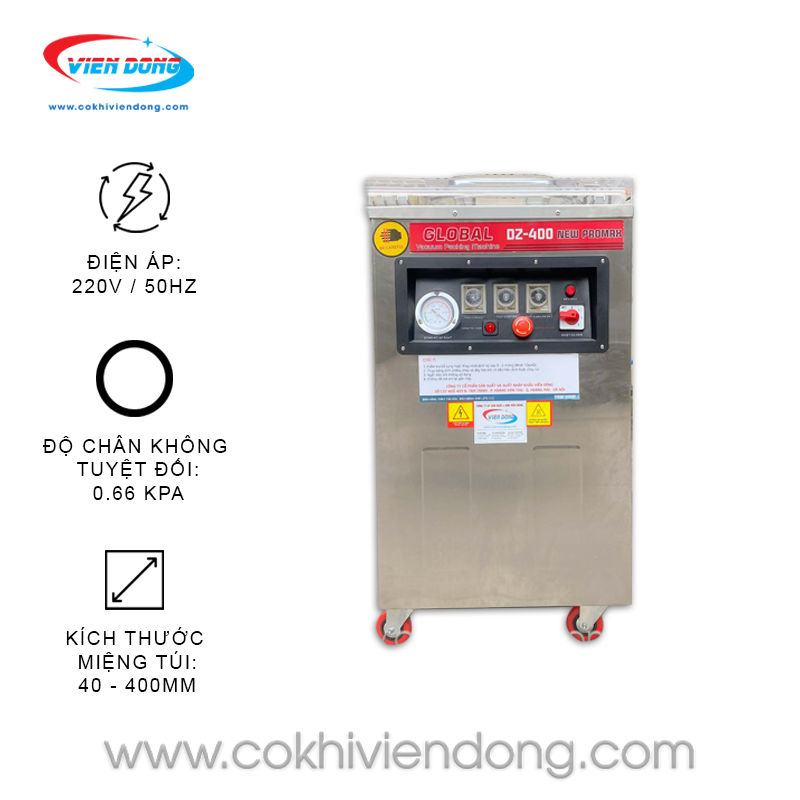 Máy hút chân không điều khiển cơ DZC 400