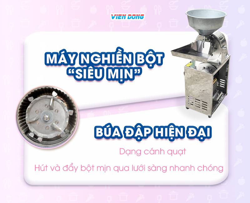 Máy xay bột khô siêu mịn