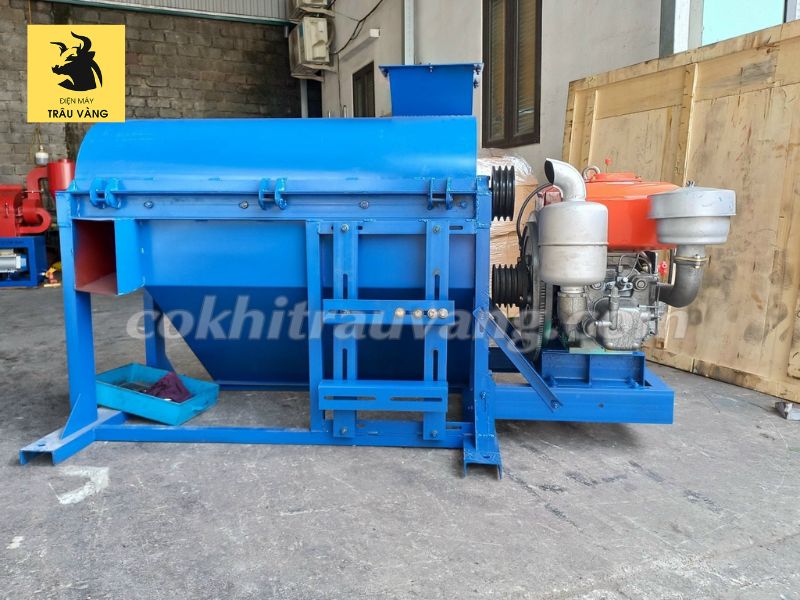Máy xay xơ dừa công nghiệp lắp đầu nổ