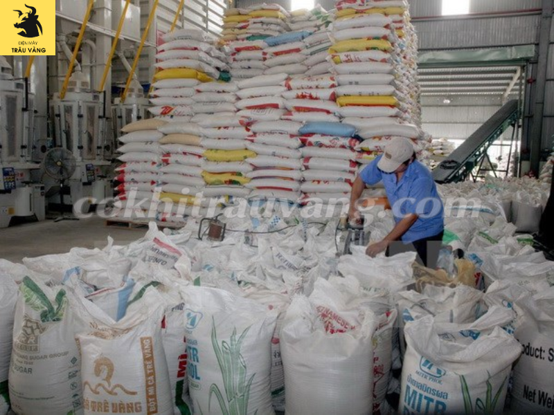 quy trình sản xuất gạo 