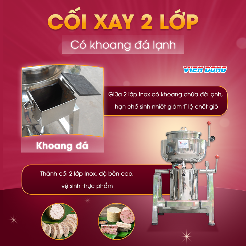 Máy xay chả lụa 10kg Máy xay chả lụa 10kg