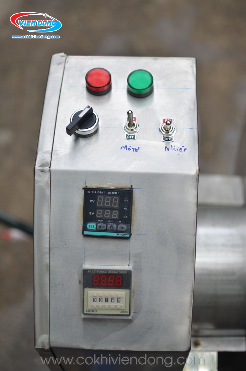 Máy rang chà bông điện 25kg