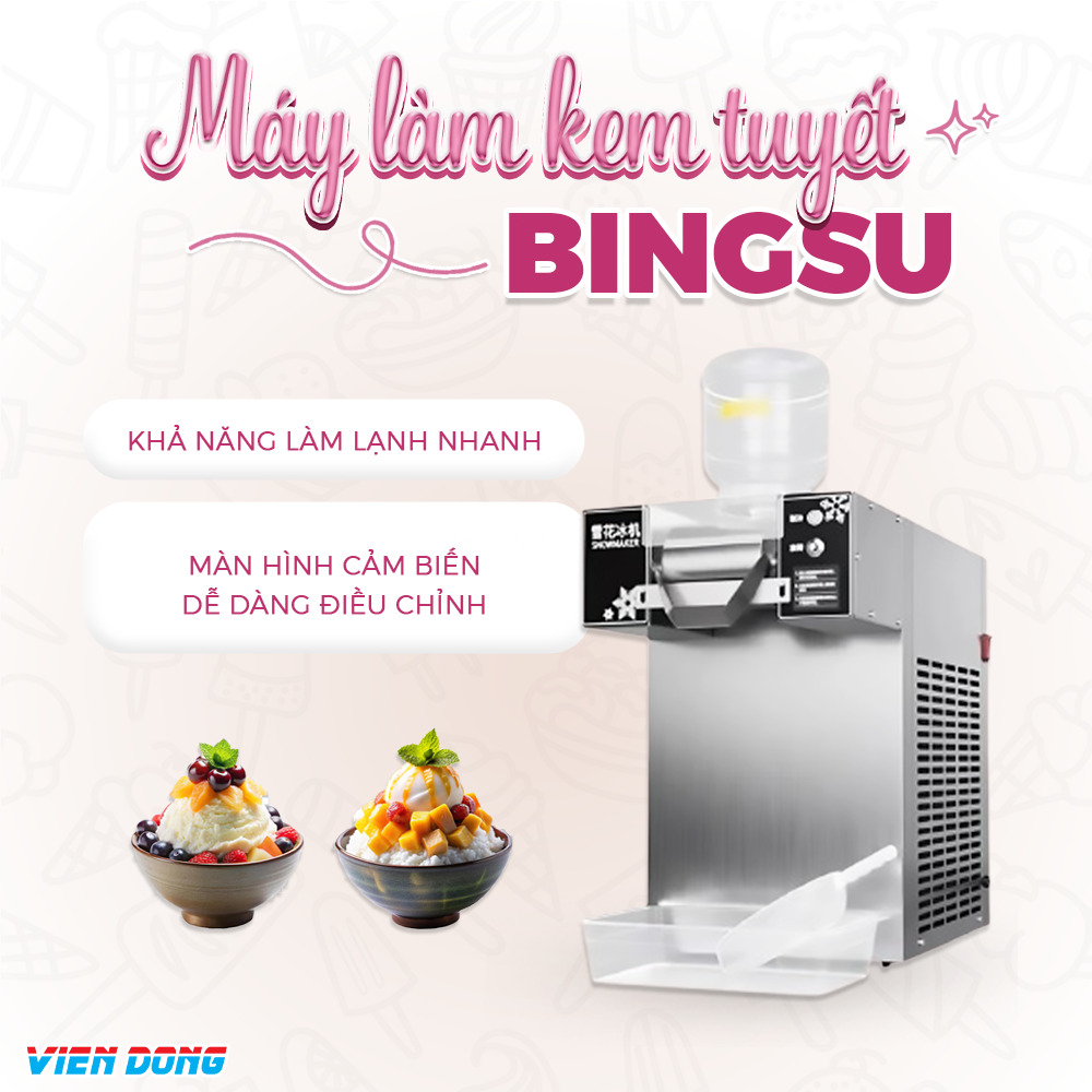 Giá máy làm kem tuyết Bingsu