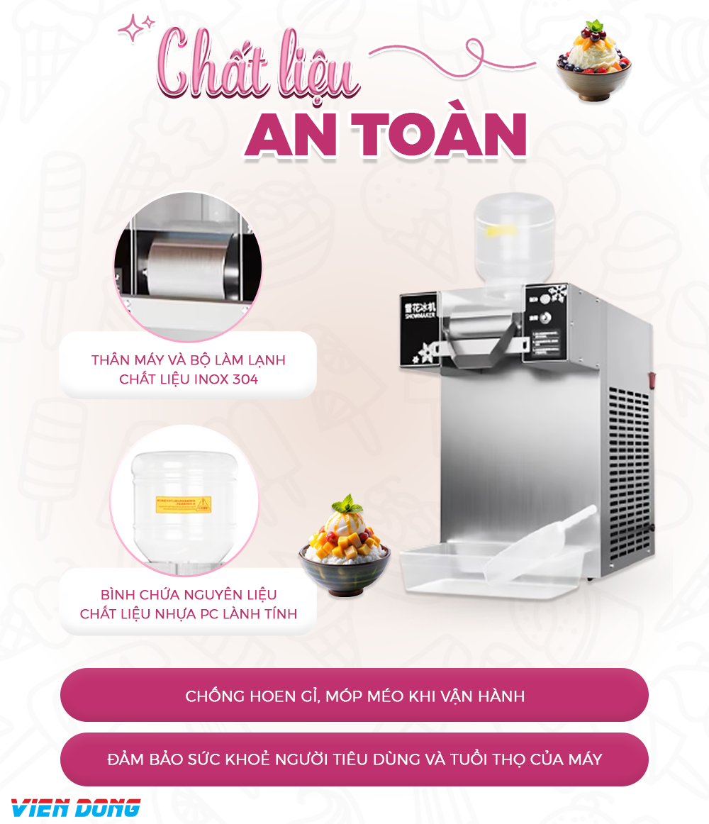 Giá máy làm kem tuyết Bingsu