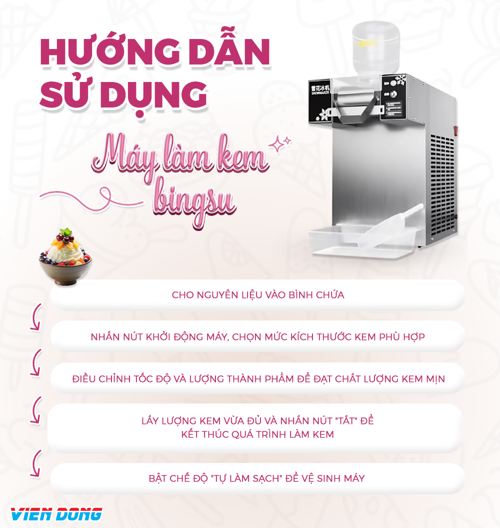 Giá máy làm kem tuyết Bingsu