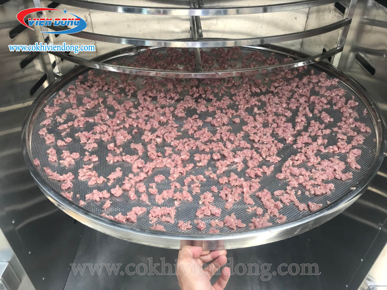 tủ sấy nông sản xoay 12 khay