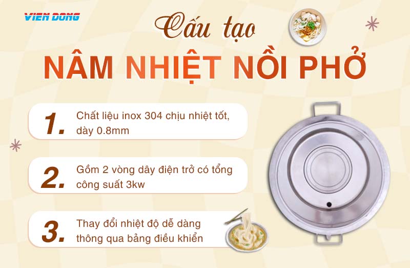 mâm nhiệt nồi phở