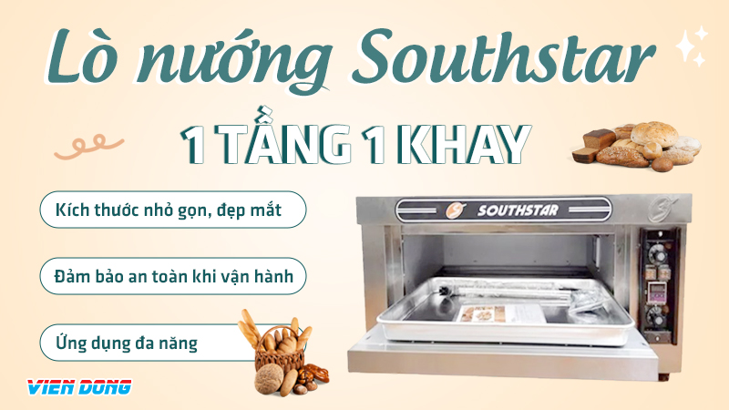 Lò nướng southstar 1 tầng 1 khay