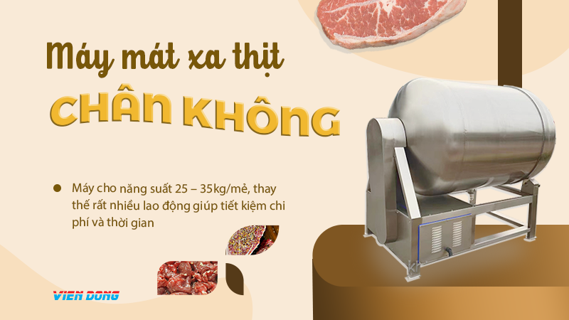 Máy mát xa thịt chân không