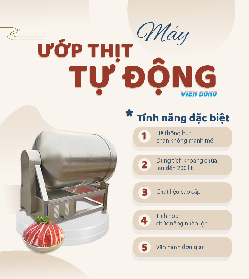 Máy ướp thịt tự động