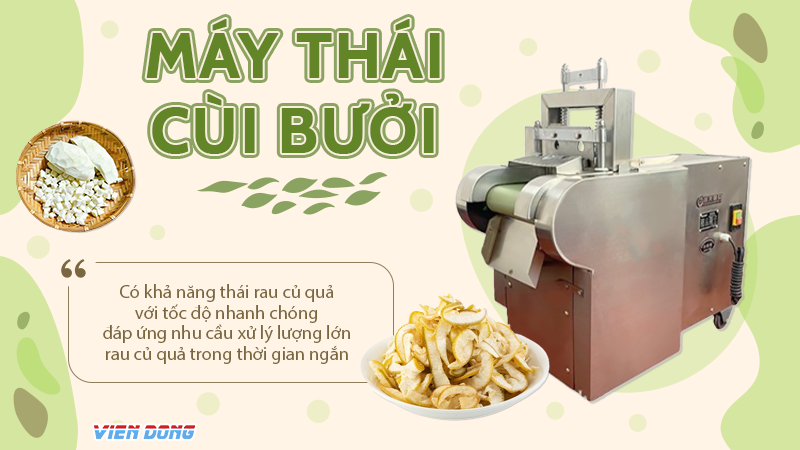 Máy thái cùi bưởi