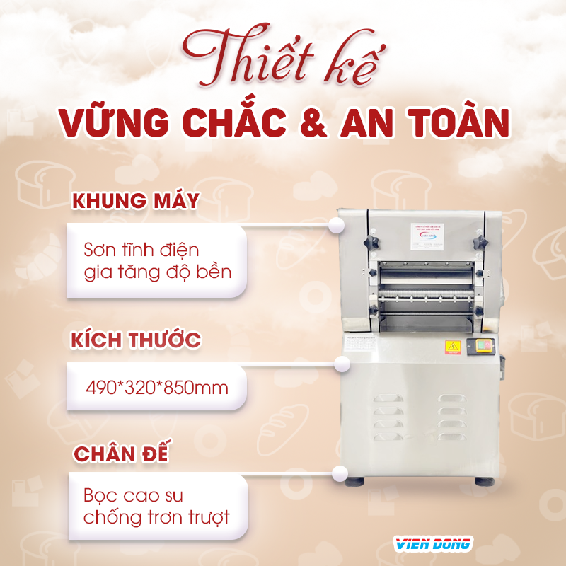 Máy cán bột 1 chiều Máy cán bột 1 chiều