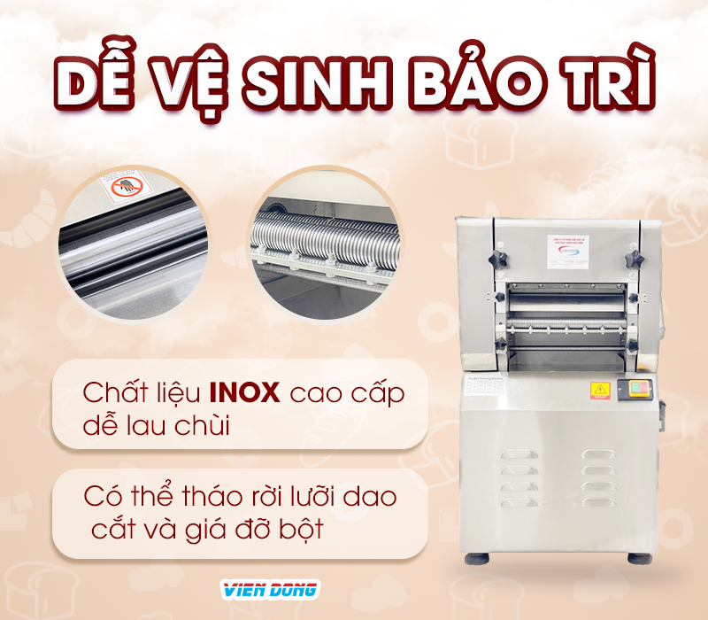 Máy cán bột 1 chiều Máy cán bột 1 chiều