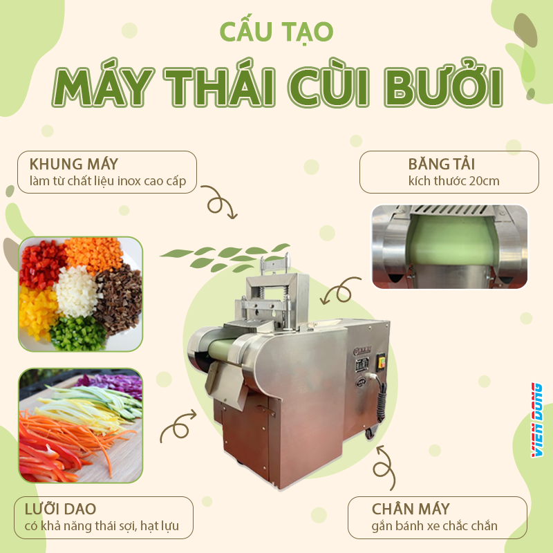 Máy thái cùi bưởi