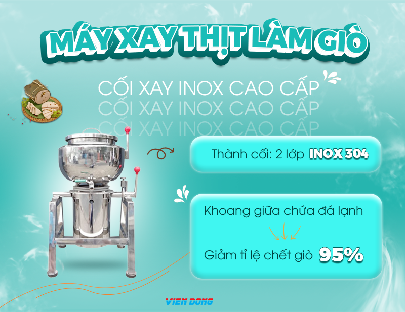 máy xay giò chả 3kg