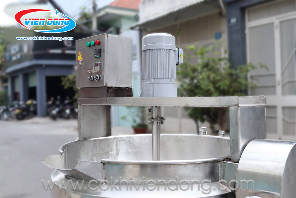 Máy rang muối tôm 200L 