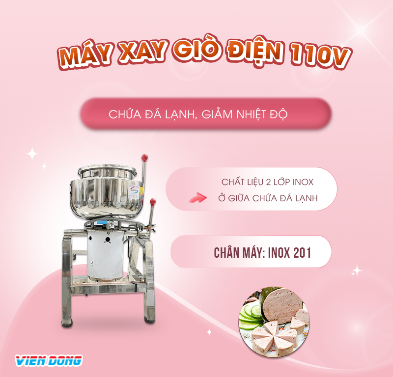 máy xay giò công nghiệp gửi đi nước ngoài