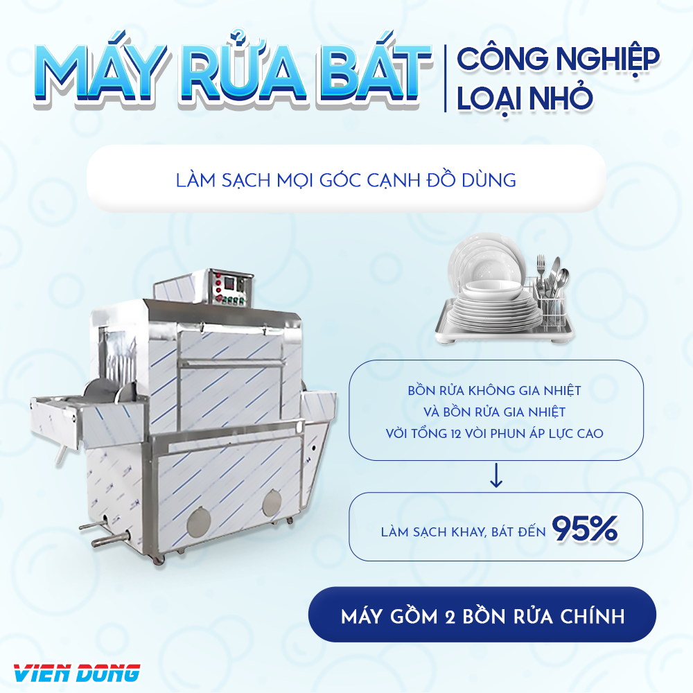 máy rửa bát công nghiệp loại nhỏ