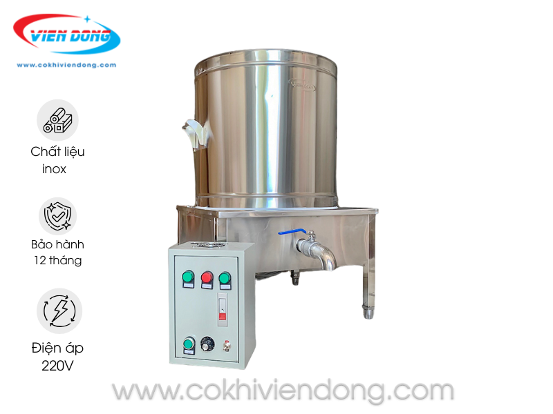 Nồi nấu phở tủ điện rời 120L