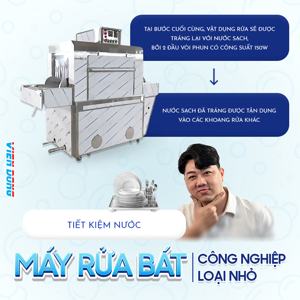 máy rửa bát công nghiệp loại nhỏ
