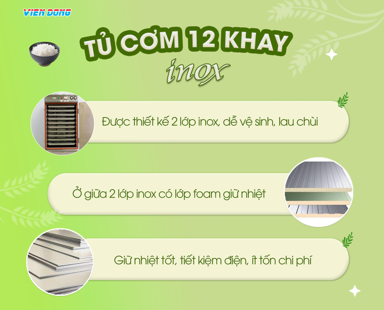 tủ hấp công nghiệp dùng điện 12 khay