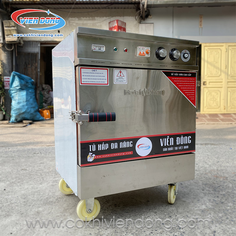 tủ nấu cơm công nghiệp 4 khay