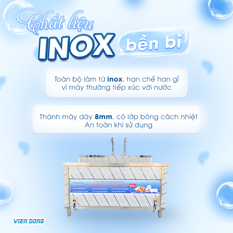 Máy rửa bát bằng sóng siêu âm Máy rửa bát bằng sóng siêu âm
