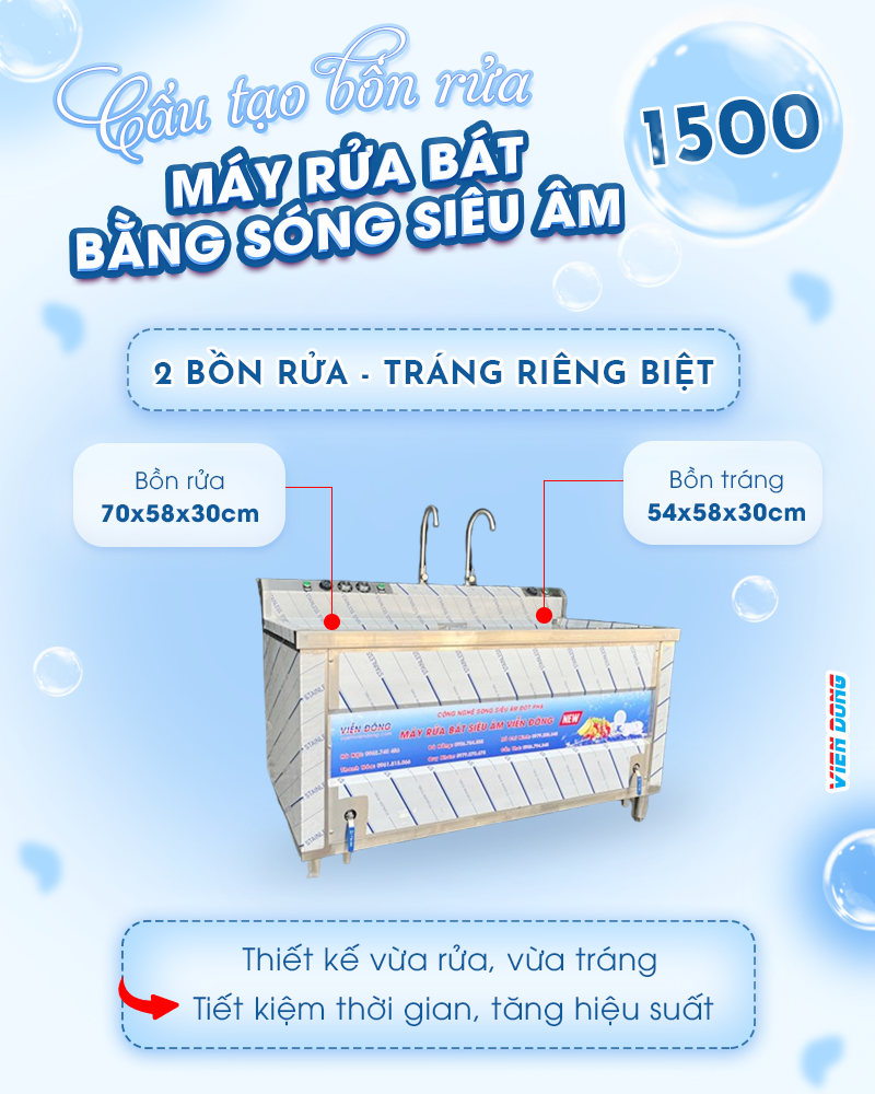 Máy rửa bát bằng sóng siêu âm Máy rửa bát bằng sóng siêu âm