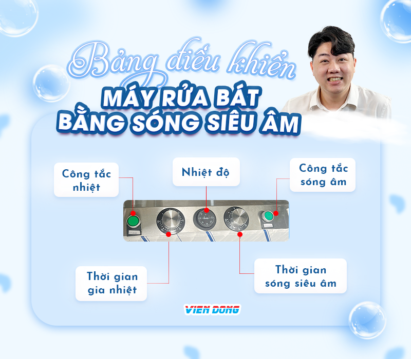 Máy rửa bát bằng sóng siêu âm Máy rửa bát bằng sóng siêu âm