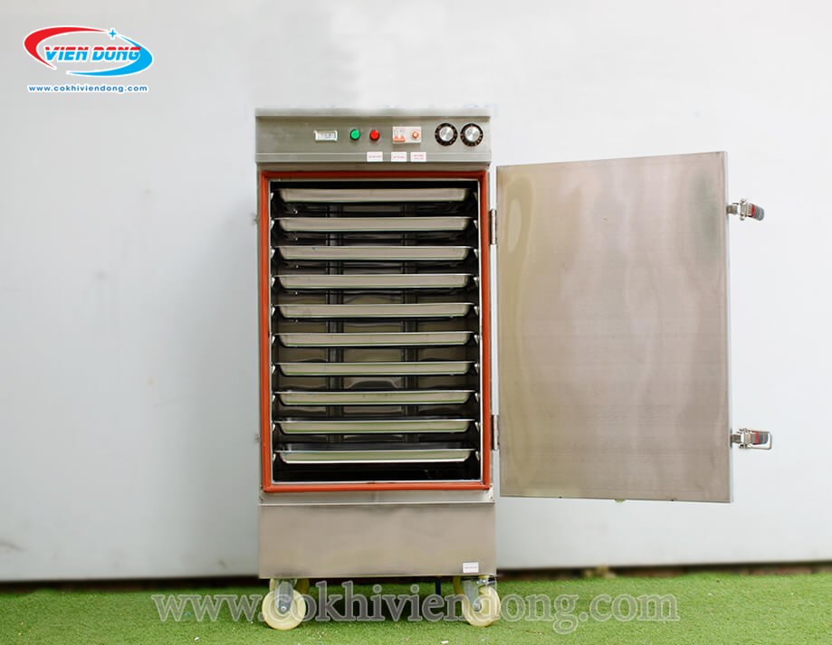 tủ hấp công nghiệp dùng điện 12 khay