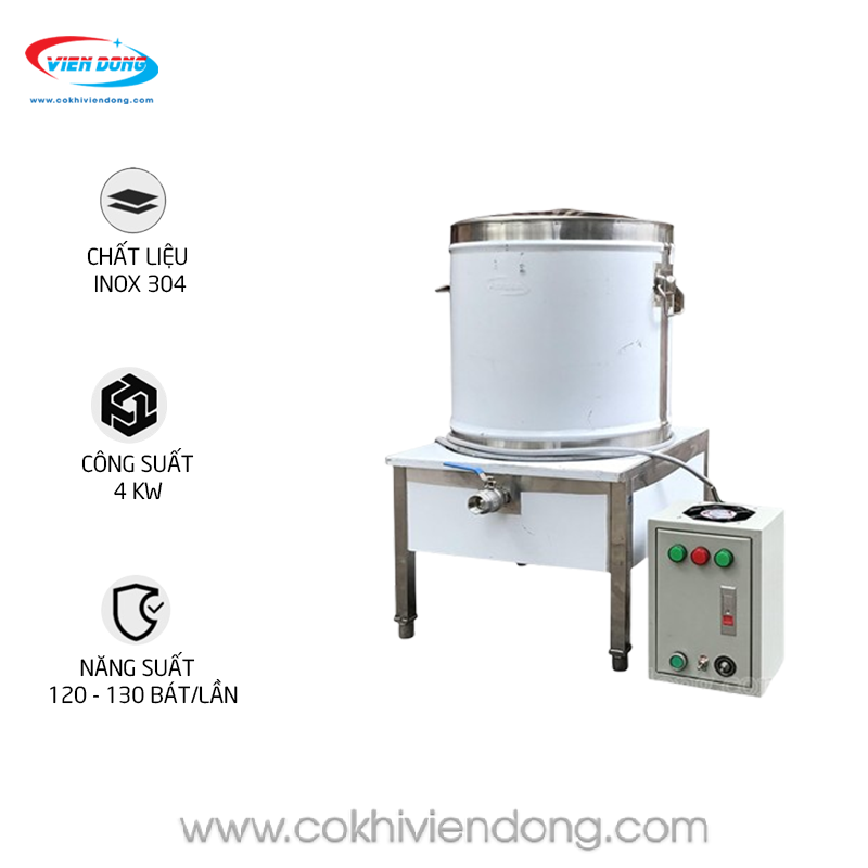 Nồi nấu phở tủ điện rời 50L