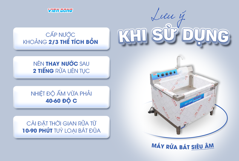 máy rửa bát siêu âm mini