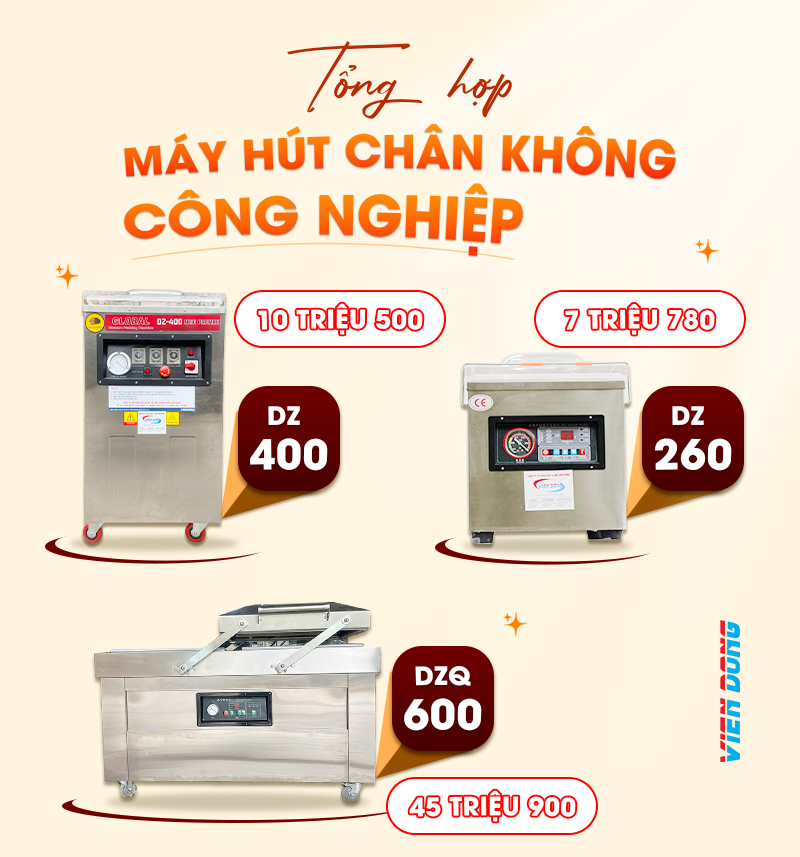 Máy hút chân không công nghiệp Máy hút chân không công nghiệp