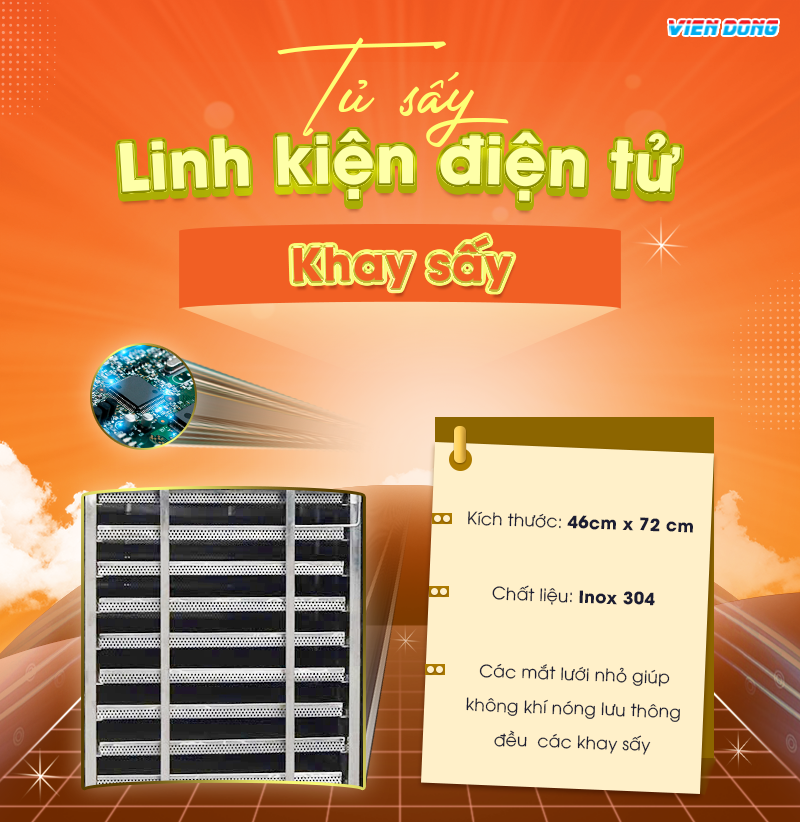 Tủ sấy linh kiện điện tử