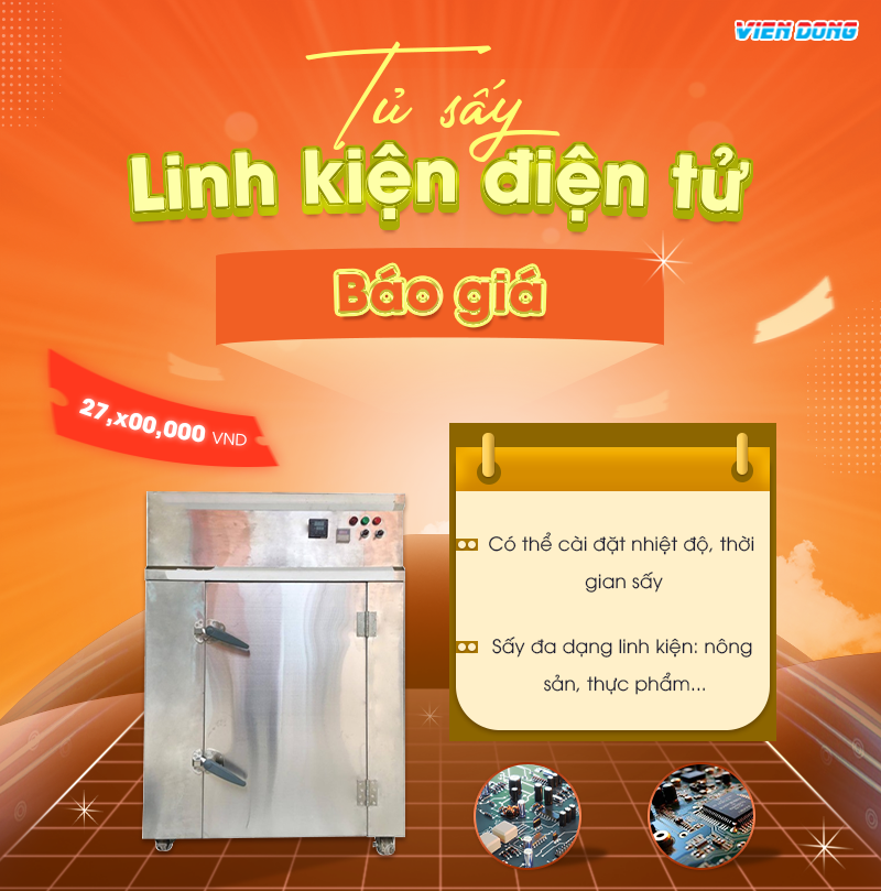 Tủ sấy linh kiện điện tử